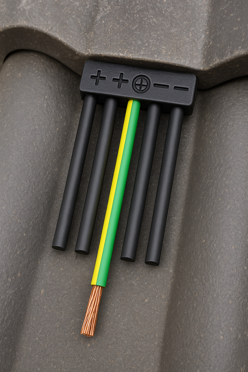 PV Kabeldurchführung Dachdurchführung Kabeldurchgang Ziegeldach geschlitzt