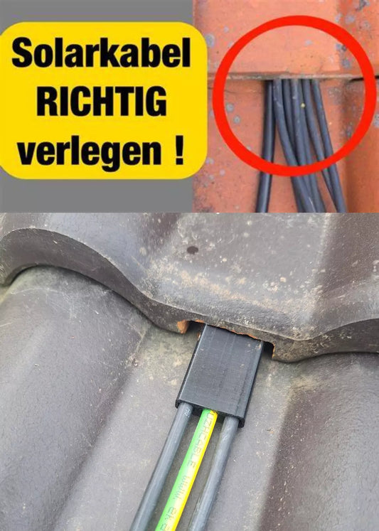 PV Kabeldurchführung Dachdurchführung 16mm2 Erdung Ziegeldach geschlitzt