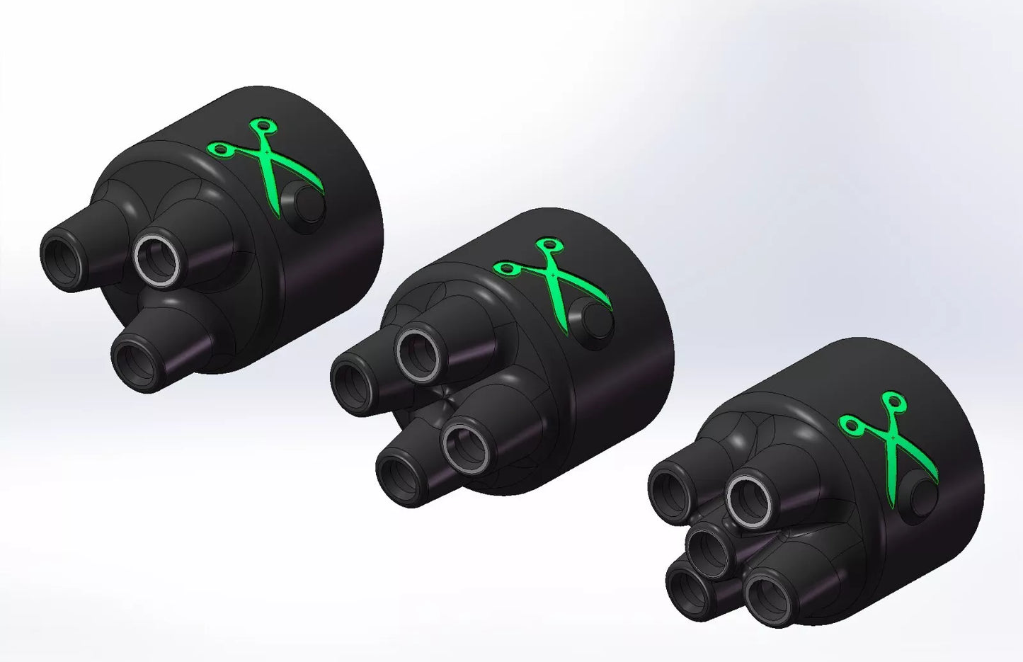 32mm Wellschlauch Kabeldurchführung PV Kabel 6mm² Mehrfachbelegung